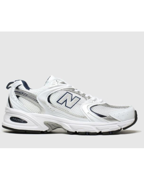 New Balance 530 trainers in white/black