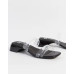 Miista Hamuera clear strappy mules in black