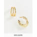 Glamorous Exclusive gold triple hoop earrings