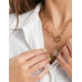 French Connection star link necklace in gold French Connection star link necklace in gold