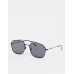Tommy Hilfiger aviator sunglasses in black metal