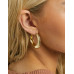 Pilgrim gold-plated small hoops