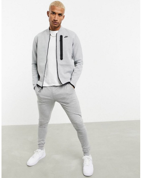 Nike Tech Fleece tracksuit set in grey