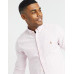 Polo Ralph Lauren multi player logo stripe oxford shirt slim fit buttondown in pink/white Polo Ralph Lauren multi player logo stripe oxford shirt slim fit buttondown in pink/white